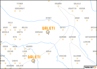 map of Daletī