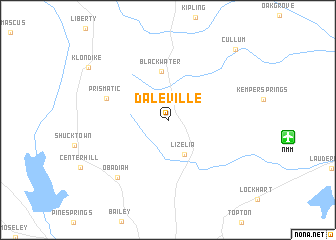 map of Daleville