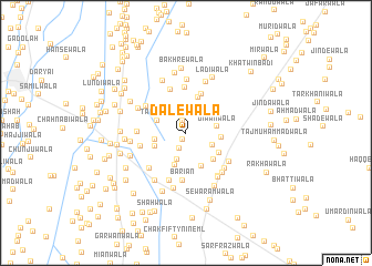 map of Dalewāla