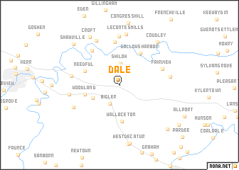 map of Dale