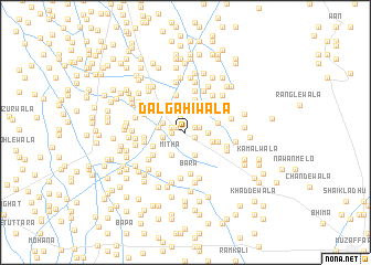 map of Dalgāhīwāla