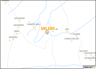 map of Dalgān