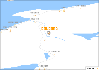 map of Dalgard