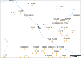 map of Dalhas