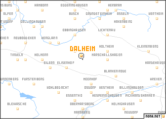 map of Dalheim