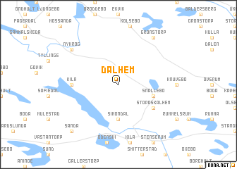 map of Dalhem