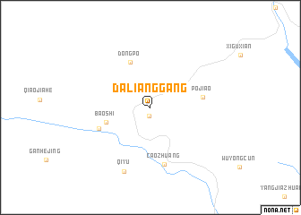 map of Dalianggang