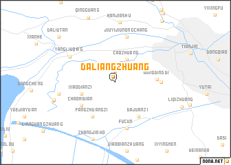 map of Daliangzhuang