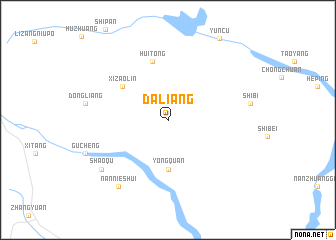 map of Daliang