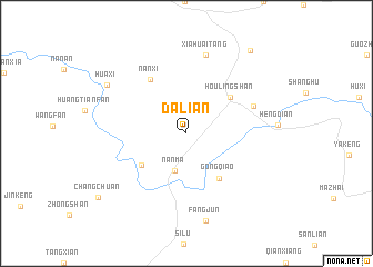 map of Dalian