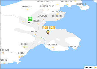 map of Dalian