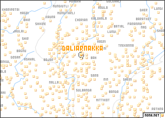 map of Daliār Nakka