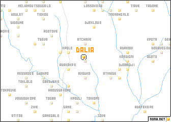 map of Dalia