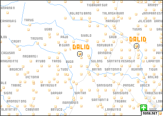 map of Dalid