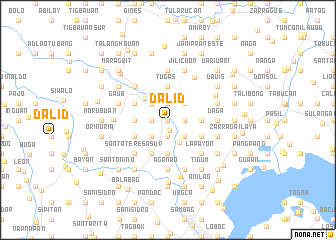 map of Dalid