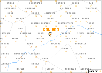 map of Daliéra