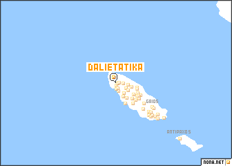 map of Dalietátika