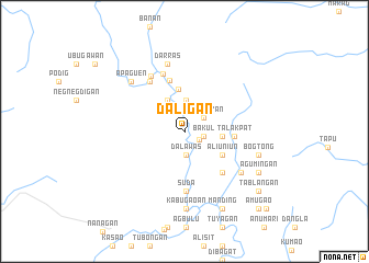 map of Daligan