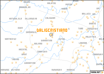 map of Dalig Cristiano