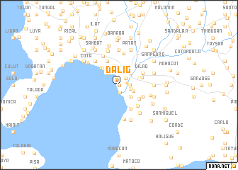map of Dalig