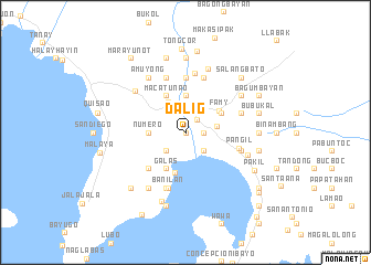 map of Dalig