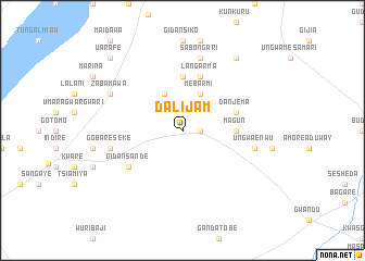 map of Dalijam