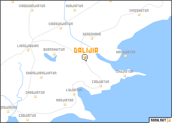 map of Dalijia