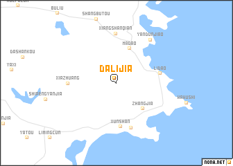 map of Dalijia