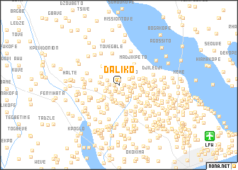 map of Daliko
