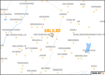 map of Dalīlar
