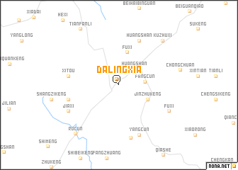 map of Dalingxia