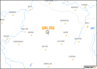 map of Daling