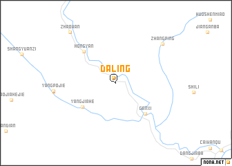 map of Daling