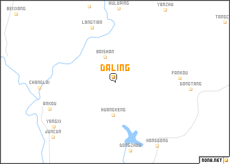 map of Daling