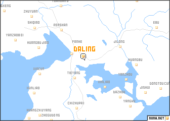 map of Daling