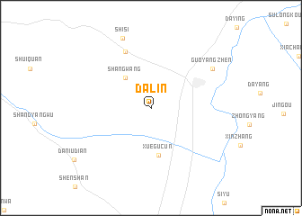 map of Dalin