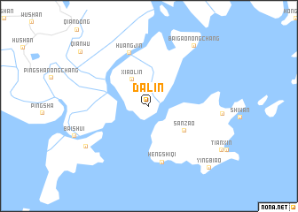 map of Dalin
