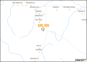 map of Daliou