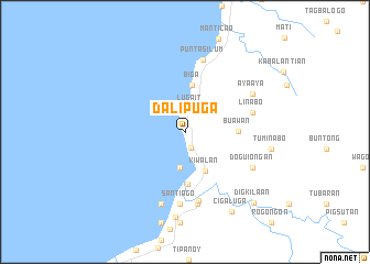 map of Dalipuga