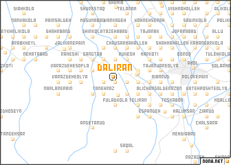 map of Dalīrān