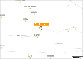 map of Daliucun