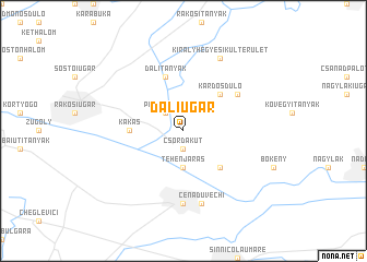 map of Dáliugar