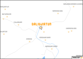 map of Daliujiatun