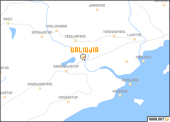 map of Daliujia