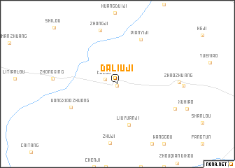 map of Daliuji