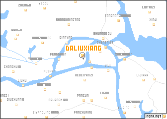 map of Daliuxiang