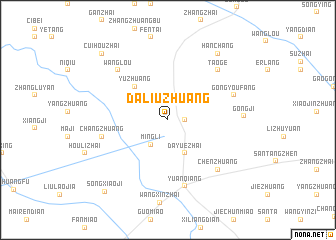 map of Daliuzhuang