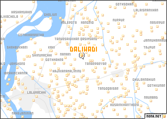 map of Dāli Wādi