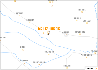 map of Dalizhuang