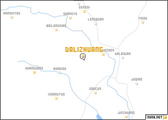 map of Dalizhuang